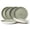 Gradient Green, variant on Pokini Stoneware Dinnerware Sets for 6, 8 inch plate