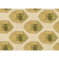 thumbnail image 1 of Ahgly Company Machine Washable Indoor Rectangle Transitional Dark Golden Rod Brown Area Rugs, 2' x 5', 1 of 7
