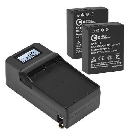 UPC: 0192223193277 | 2x BLH-1 7.2V 2250mAh Li-Ion Batteries  Bundle with GX-CH1 Compact Smart Charger Base and Smart Charger Plate