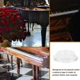 thumbnail image 4 of OUNONA 4 Pcs Coupelles Rondes pour Pianos Droits avec Protection de Sol et Fonction Antidérapante en ABS Transparent, 4 of 8