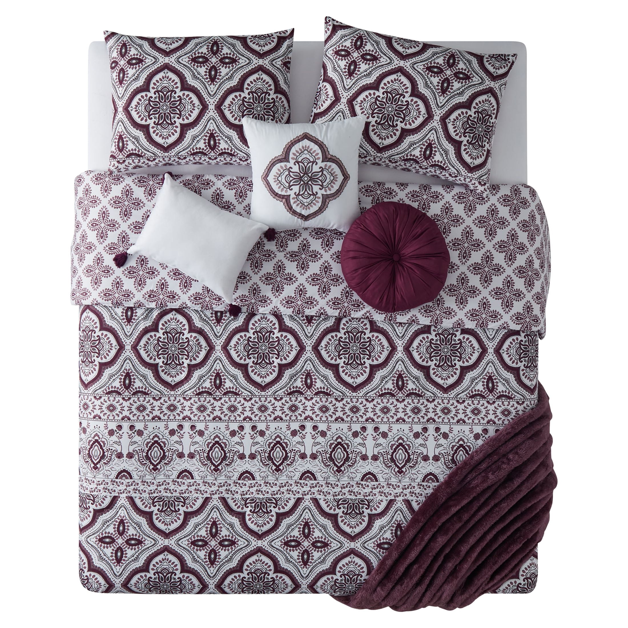 VCNY Home Modern 7 Piece Comforter Sets, King