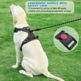 thumbnail image 4 of No Pull Dog Harness Adjustable Reflective Oxford Easy Control Medium Large Dog Harness with A Free Heavy Duty 5ft Dog Leash, 4 of 5