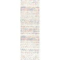 thumbnail image 3 of NULOOM Moroccan Blythe Distressed Area Rug, Light Multi, 2' 8" x 8', 3 of 3