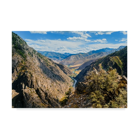 Trademark Fine Art 'Idaho River Valley' Canvas Art by Brenda Petrella Photography Llc