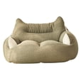 thumbnail image 1 of Sillón tipo puf,Sofá Puff con reposabrazos para adulto,Puf con relleno incluido Lazy Sofa,con relleno Silla decorativa moderna Silla de piso,Sofá de piso interior con tumbona Dos plazas verde, 1 of 8