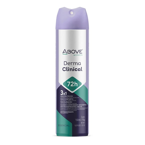 Above 72 Hours Antiperspirant Deodorant Spray, Derma Clinical, 3.17 oz