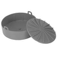 thumbnail image 2 of Silicone Grill Pan Air Frying Pot Liner Cake Mat Bread Basket Pressure Cooker Kitchen Tool, 2 of 8