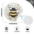 thumbnail image 2 of Ryvnso A Bee with Flower Round Plate Mats Dining Table Placemat Set of 4 for Holiday Decoration, 2 of 7