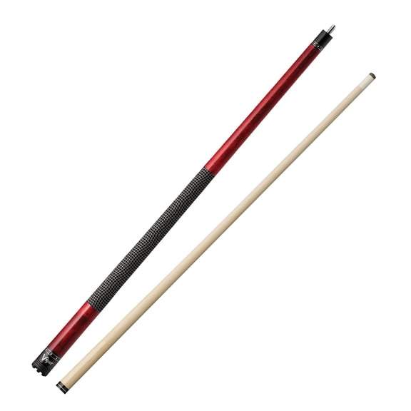 Viper Clutch 58" Billiard/Pool Cue, 2 Piece, Red, 20 Ounce