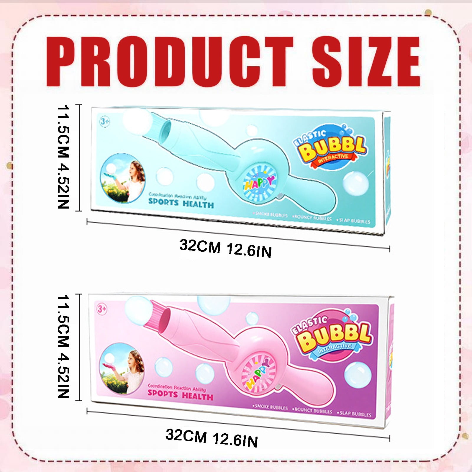 RUIG Magic Colorful Bubble Machine,Elastic Bubble Wand with Gloves, Rechargeable Automatic Electric Bubble Maker with Colorful Light for Outdoor Beach Backyard Party