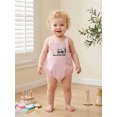 thumbnail image 4 of BemeyourBBs Baby Boy Girl Summer Clothes Baby Girls Boys Newborn Hospital Going Home Outfit Bubble Romper Overalls New to the Club Golf-themed Embroidered Sleeveless Jumpsuit Overall Playsuit, 4 of 9