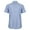 Blue, variant on Henbury Mens Modern Short Sleeve Oxford Shirt
