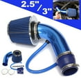 thumbnail image 3 of 64-76mm/3'' Universal Car Cold Air Intake Filter Induction Pipe Power Flow Hose System, 3 of 4