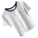 thumbnail image 3 of Camiseta De Manga Corta,Top De Manga Corta para Mujer Top De Manga Corta Top De Verano para Mujer Salida De Alta Intensidad, 3 of 8