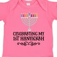 thumbnail image 4 of Inktastic Hanukkah Babys 1st Menorah Boys or Girls Baby Bodysuit, 4 of 5