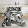 thumbnail image 2 of Homewish Boys Girls Abstract Stripes 3 Pieces Queen Comforter Set,Vintage Aesthetic Ultra Soft Bedding Sets,Geometric Circle Lines Bedding Comforter Set Breathable,Ultra Soft Home Decor,Reversible, 2 of 8