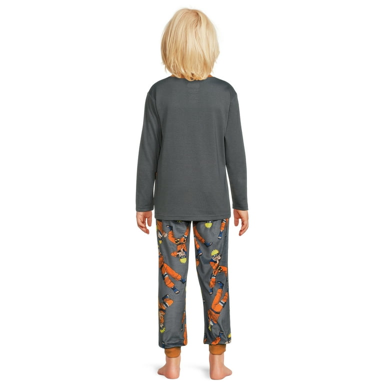Naruto Boys Long Sleeve Top and Pajama Pant Set 2 Piece Sizes 4 12 Walmart