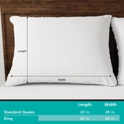 Mainstays Back & Side Sleeper Bed Pillow, King - Extra Firm Support (4 Pack)