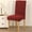 Rouge2026, variante sur Housse de Chaise de Salle à Manger à Motif de Feuilles, Housse de Siège Élastique en Polyester pour la Décoration de la Maison et de l'Hôtel