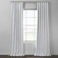 thumbnail image 2 of Porch & Den Exclusive Fabrics Italian Textured Faux Linen Insulated Thermal Blackout Curtain (1 Panel) - Premium Texture, Luxurious Elegance Pebble, 2 of 5