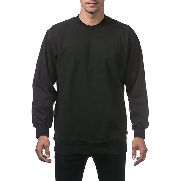 Pro Club Men's Heavyweight Crew Neck Fleece Pullover Sweatshirt