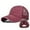 Wine, variant on HNMKIU Washed Denim Peaked Cap for Men and Women Classic Solid Color Baseball Hat with Splicing Design Navy,One Size