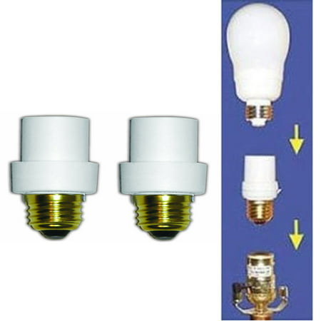 2 Pc Automatic Lamp Sensors Dusk Dawn Security Light Bulb Switch System Socket