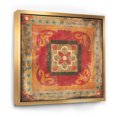 thumbnail image 1 of Moroccan Orange Tiles Collage II - Bohemian Chic Framed Canvas, 1 of 3