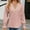 Hot Pink, variant on AXXD Basic Dressy Blouses for Women Summer 2024 Solid Color V-Neck Long Sleeve Casual Top Blouse