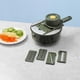 thumbnail image 5 of Rebanador de verduras BLESIY utensilios de cocina multifunción con contenedor cuchillas múltiples verde, 5 of 8