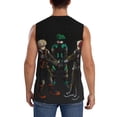 thumbnail image 4 of My Hero Academia Men's Tank Top Lightweight Summer Sleeveless Tee Shirt Muscle Tank Tops Workout T-Shirts Casual Athletic Undershirts, 4 of 7