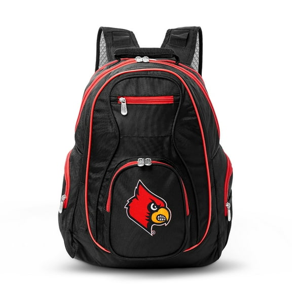 MOJO Black Louisville Cardinals Trim Color Laptop Backpack