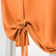 thumbnail image 5 of Nvzi Cortina opaca con lazo, aislante térmico, ajustable, para ventanas pequeñas, con bolsillo para barra (39" x 55", naranja), 5 of 5