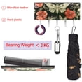 thumbnail image 5 of PhooArto Key Holder for Wall Decorative with 5 Key Hooks, Skull Hawk Moth Flower Pattern Holders Wall Mount Organizer with Mail Key Rack, Self Adhesive, 5 of 7