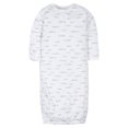 thumbnail image 4 of Gerber Baby Gender Neutral Long Sleeve Gown, 4 Pack, Size Preemie - 0-6 Months, 4 of 6