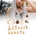 thumbnail image 4 of Joyas de Trenzas para el Cabello ANGGREK Joyería de Rastas Portátil Hecha A Mano 18PCS AHX1510, 4 of 8