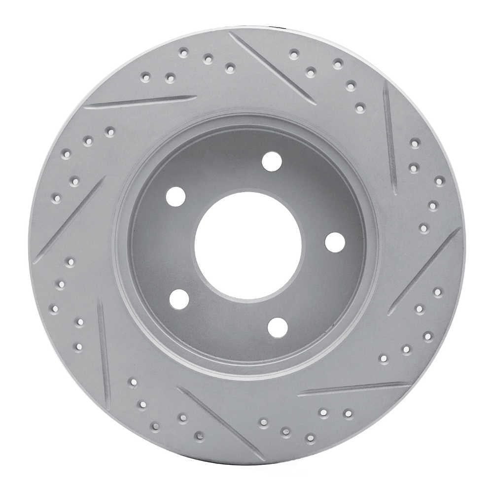 Dynamic Friction Company 830-52010L DFC Geoperformance Rotor - Drilled and Slotted