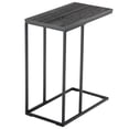 thumbnail image 4 of Ktaxon C Shaped End Table, Sofa Side Table for Living Room, Couch and Recliner Snack Table for Bedroom, Grey, 4 of 10