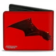 thumbnail image 2 of The Batman Movie Bat Wings Weathered Bi-Fold Wallet, 2 of 3