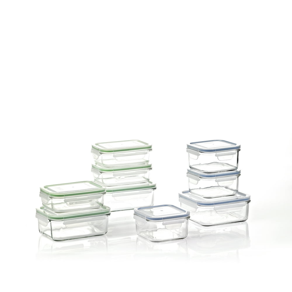 Glasslock Classic Glass Food Storage Set, set of 9 (18 pieces
