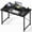 Black, variant on edx 31 inch Computer Desk Modern Writing Desk, Industrial Office Desk, Office Table for Small Spaces,Sturdy Laptop Table for Home Office, White