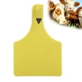 thumbnail image 2 of 10pcs Animal Extra Large Blank Ear Tags Livestock TPU Ear Tags for Goat Sheep CattlesYellow, 2 of 5