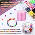 thumbnail image 3 of 0.8mm flat elastic bracelet string for jewelry making, beading, hair extension - style2, 3 of 5
