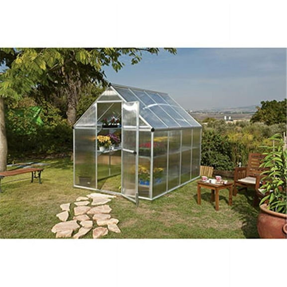 Mythos Greenhouse - 6 x 8 ft. - Silver
