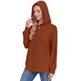 thumbnail image 6 of TARAINYA Women Oversized Crewneck Hoodies Long Sleeve Pullover Sweatshirt with Pockets, 6 of 9
