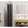 thumbnail image 4 of Sparklane-Shower Curtain Charcoal Grey - Hotel Style Shower Curtains for Bathroom with Waffle Design, 72x78 Inches - Fabric Shower Curtain - Cortinas de Baño Elegantes, 4 of 12