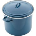 thumbnail image 4 of Ayesha Curry Enamel on Steel Stock Pot/Stockpot with Lid - 12 Quart, Blue, 4 of 5