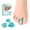 Blue, Green, variant on Welnove Hammertoe Corrector - 6 PCS Toe Splints Realign Bent, Curled, Crooked, Claw, Hammer Toes - Toe Straighteners for Men and Women, FSA or HSA eligible - Blue