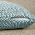 thumbnail image 4 of INK+IVY Bree Knit 12x20" Contemporary Acrylic Fabric Pillow Cover in Blue, 4 of 6