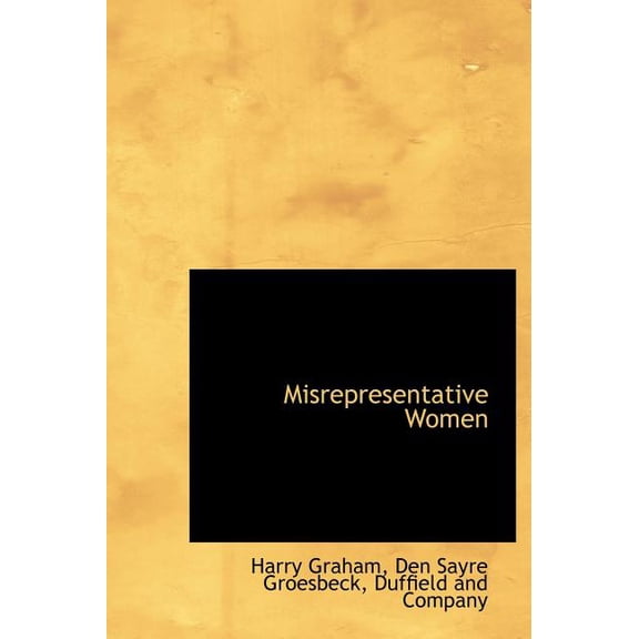 Misrepresentative Women (Hardcover)